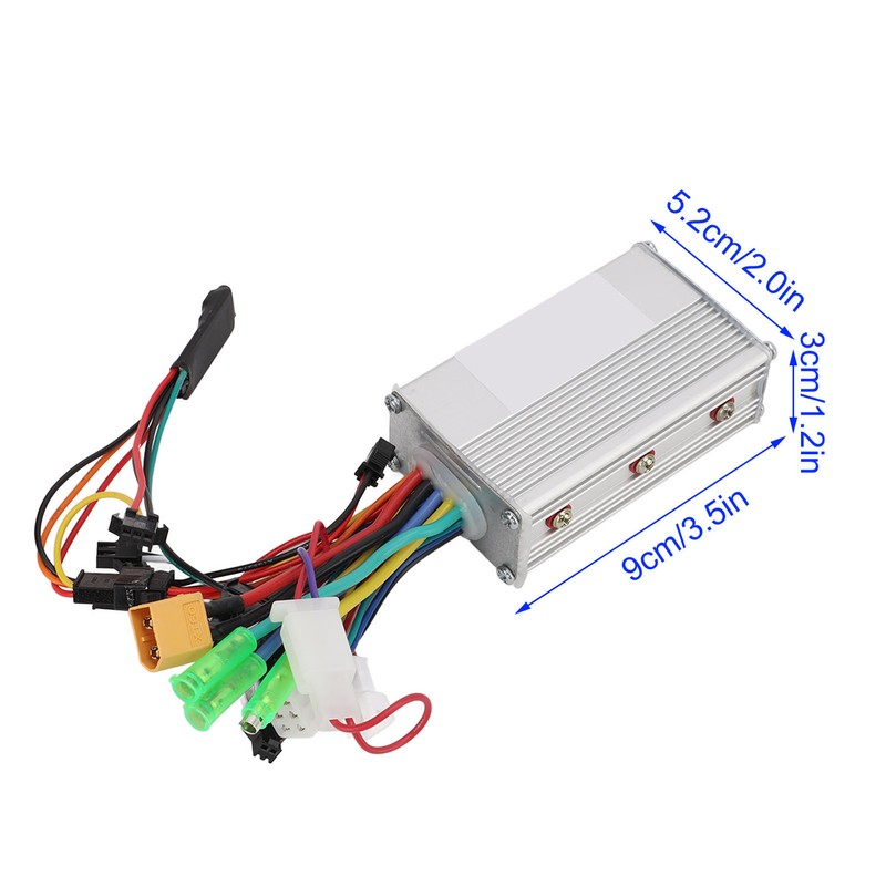 Electric Bike MTB Brushless Motor Controller Kit 24/36/48V 350W 3