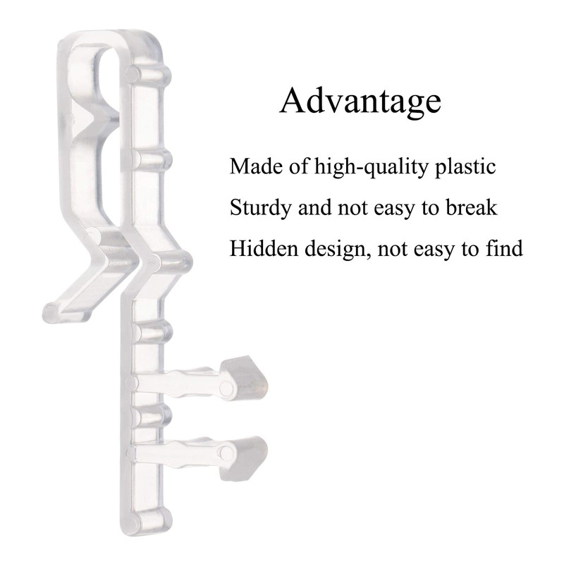 Valance Clips for Blinds, 10 Pieces Blind Clips 2.1 Inch