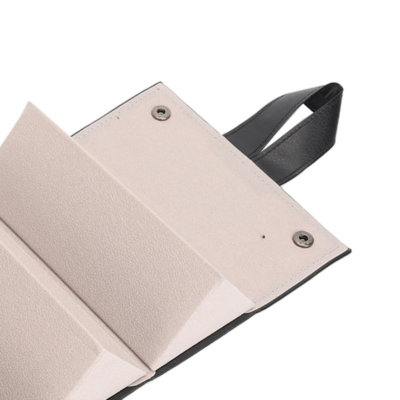 5 Slot Eyeglasses Storage Case Black Folding Multi Compartment Sunglass