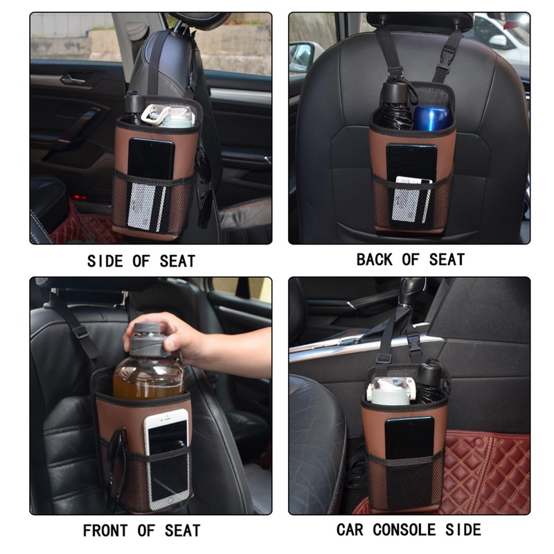 Large Car Cup Holder Expander, Fits Large 24/36/40/46oz Water Bottles,