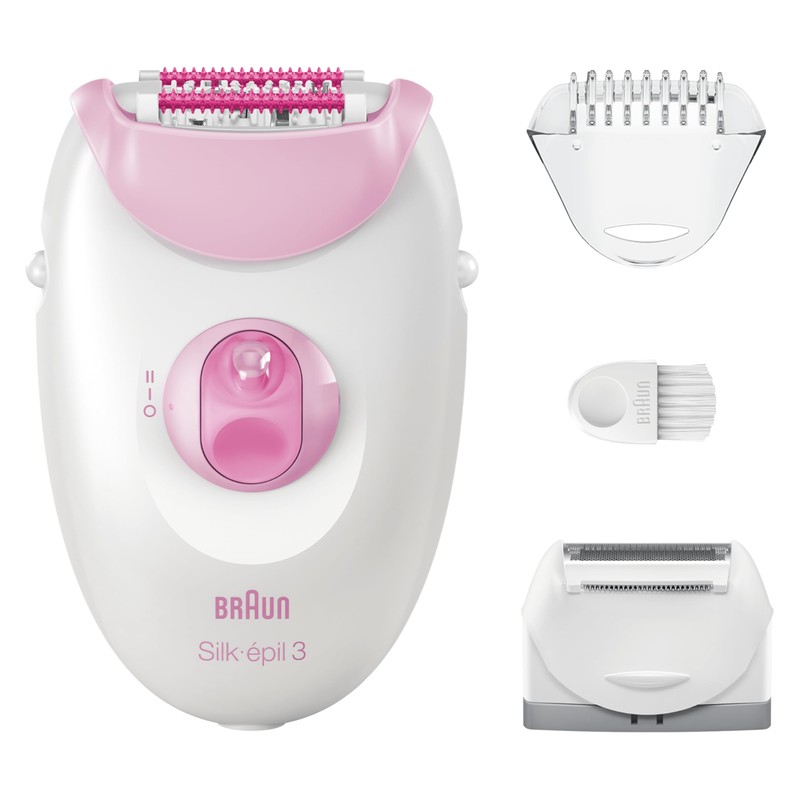 Braun Silk-épil 3 Wired Epilator for Easy Hair Removal, Silky