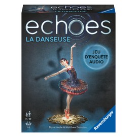 Ravensburger - Echoes La Dancer - Audio Investigation Game for Adults and Children from 14 Years - For 1 to 4 Players - Works with Free Smartphone App - Unisex - 20664 - French