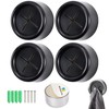 iBetterLife Adhesive Kitchen Towel Hooks - 4 Pack Dish Towel