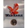 Auburn WAR EAGLE Vintage Embroidered Iron On Patch 3" X