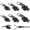 Pack of 6 Zip Slider Replacement, Beojonvy Zip Repair Set,