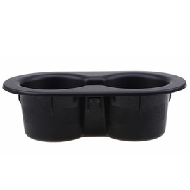 WXQP Rear Seat Black Cup Holder Dual Drink Cupholder for 2005-2010 Dodge Dakota for Dodge Ram 1500 2500 3500 4500 5500 (2002-2017)
