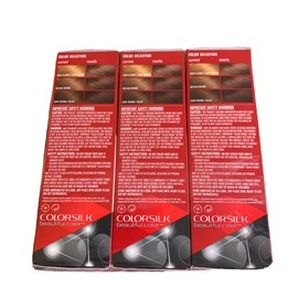 Revlon Permanent Hair Color Dye Colorsilk 4.4 oz 47 Medium Rich Brown 3 Pack