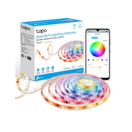 Tapo TP-Link RGBWIC Smart LED Light Strip 16.4Ft, 1000 Lumens, 16M Dimmable Colors, 50 Color Zones, Works w/Apple HomeKit/Alexa/Google Home, Sync-to-Sound, IP44 PU Coating, Trimmable L930-5