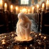 Virgin Mary Holding Baby Shaped Scented Candle,Enchanting Hand-Poured Aesthetic Soy