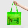 TotePrint 1pcs Waterproof Large Transparent Pvc Shopping Clear Tote Bag