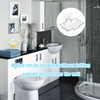 2 Pcs Strong Rustproof Stainless Steel Soap Sponge Holder,Shower Soap