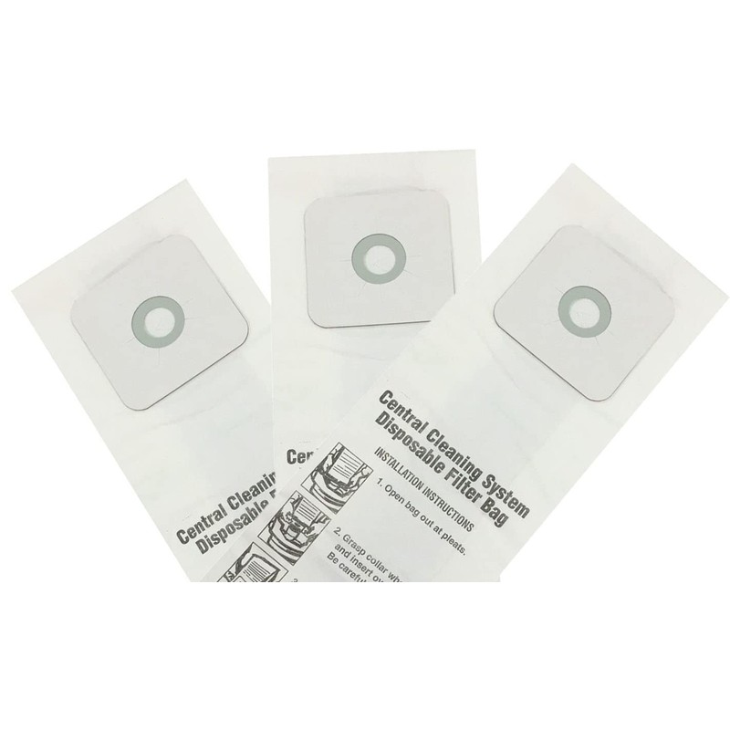 MaxLLTo Replacement 3 Piece Set Vacuum Bags for Nutone Central
