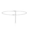 Zolkamery Silver Anklets for Women, 925 Sterling Silver Women's Anklets,