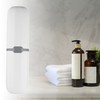 VOCOSTE Toothbrush Case, Traveling Toothbrush Holders Case, Plastic, White, 7.87"x2.17"