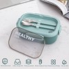 Lille Home - Lonchera bento de acero inoxidable de 828