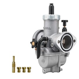 NIBBI PE28mm Carburetor for 200cc-250cc Flange Motorcycle Engine Carburetor with Carb Jets for Dirt Bike Mini Bike Apollo Dirt Bike Mini Bike TAOTAO Scooter