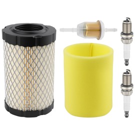 590825 796031 Air Filter for BS 594201 591344 JD D100 D110 D105 D125 D130 Lawn Tracker 4243 Air Filter Tune Up Kit for Husqvarna YTH22V46 YTH24V48 YTA22V46 Engine