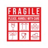 Pack of 50 Fragile Stickers Please Handle With Care Caution