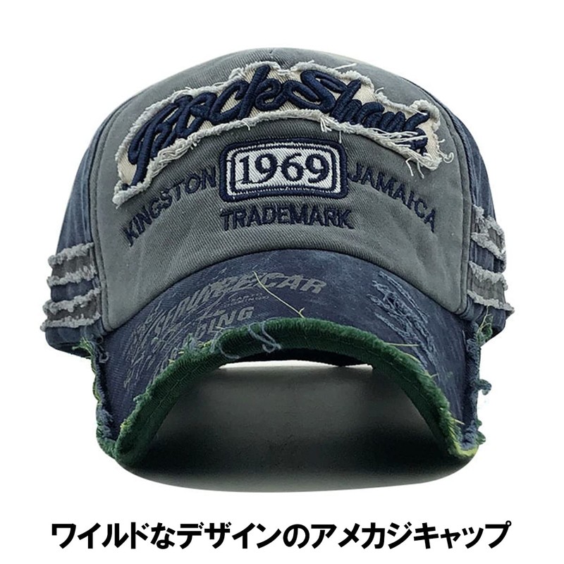 Spargel Damaged American Casual Cap, Men's/Women's, Spring, Summer, Autumn, Winter