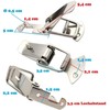 4 x Stainless Steel Tension Clasps, Ideal as a Box