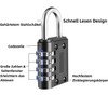 IDEALUX Padlock Combination Locks, 1 Piece, Locks with Combination Code,