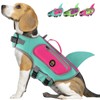 Sheripet Dog Life Jacket, Shark Dog Life Vest Adjustable Pet