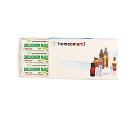 homeomart.com Chelidonium Majus Homeopathy Pellets (Pills) in 1M Potency, Pack of 3