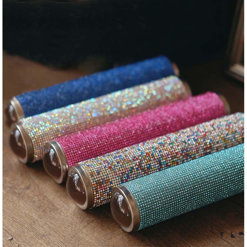 ZEALMAX Glass Classic Tin Kaleidoscope, Handmade Kaleidoscope Classic Nostalgic Toy