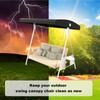 Outdoor Swing Canopy Replacement Top Cover, Universal Patio Swing Covers