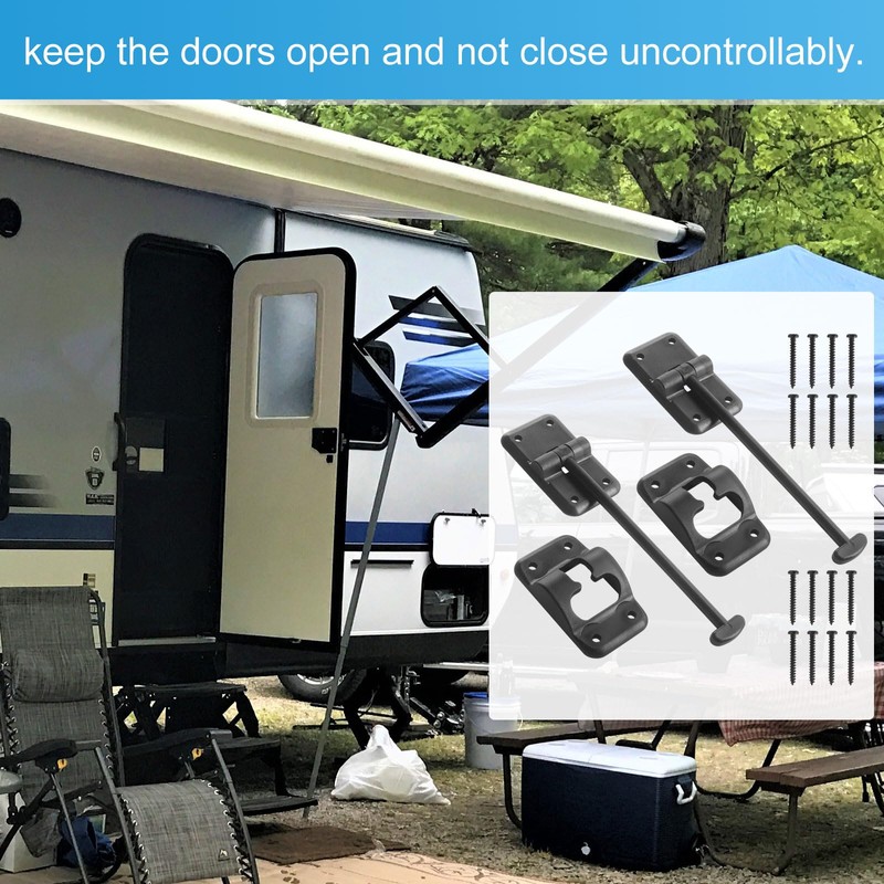 TNITRIB RV T-Style Door Holder Catch 6" for Latch Holder