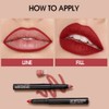 6 Pcs Matte Lipstick Set High Pigment Lip Crayon Waterproof