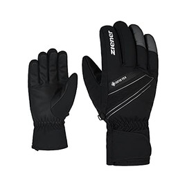 Ziener Gunar Men's Ski Gloves / Winter Sports Waterproof Breathable Warm Gore-Tex Black Magnet 10