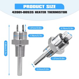 YTXXDEUS 42001-0053S Heater Thermistor Replacement Part for Pentair Sta-Rite MasterTemp Max-E-Therm Pool and Spa Heater Elecrical System Stainless Steel Easy Installation