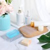 YUXIANLB 2PCS Plastic Soap Holder, Clear Self Draining Soap Dish