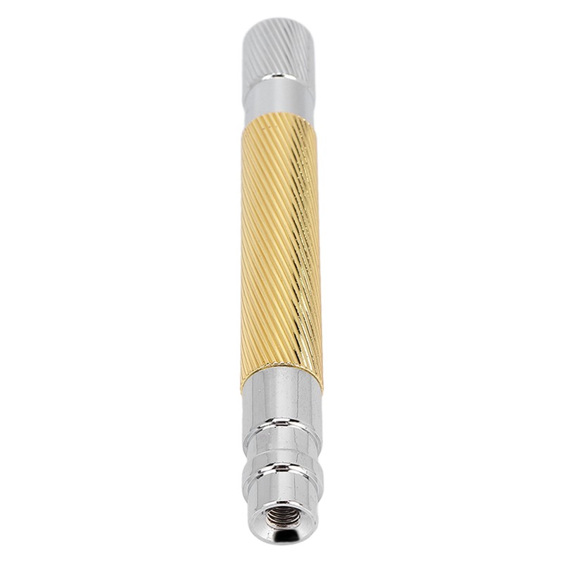 Safety Razor Handle Anti Slip Washable Reusable Metal Hand Shaver