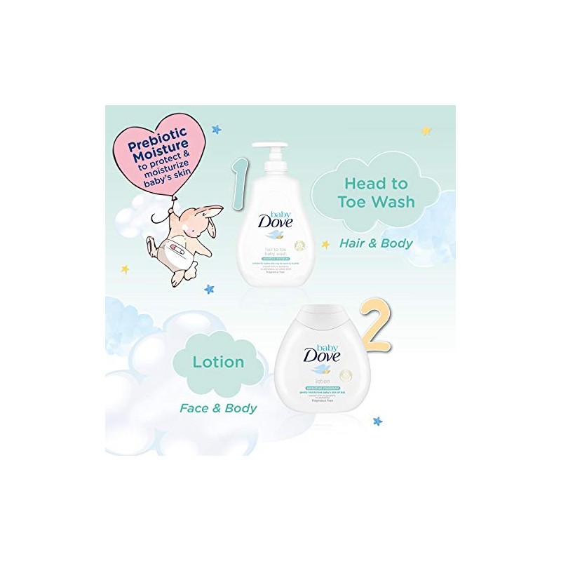Dove - Baby Sensitive Moisture Gel - 400ML, White