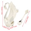 Fruit Scoop Stand Set, Swan Base Holder European Style Metal