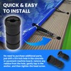 CELLGOKO 24 Pack Pool Cover Anchors for Concrete and Paver