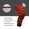 AMmao Dark Red Black Gradient Sports Knee Pads Youth Volleyball