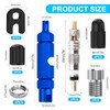 19 Piece Bicycle Valve Set, Presta Valve Core Adapter French