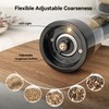 Electric Salt and Pepper Grinder Set with LED Power Display,