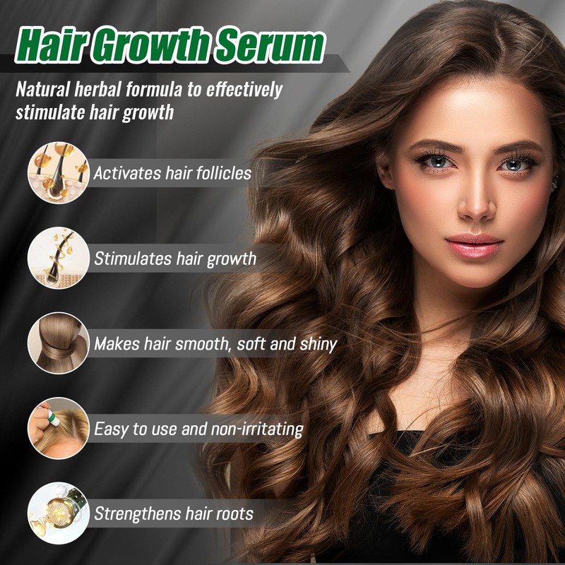 Hair Growth Serum, Orrenaturals Hair Revival Ampoule 3% Rosemary Hair