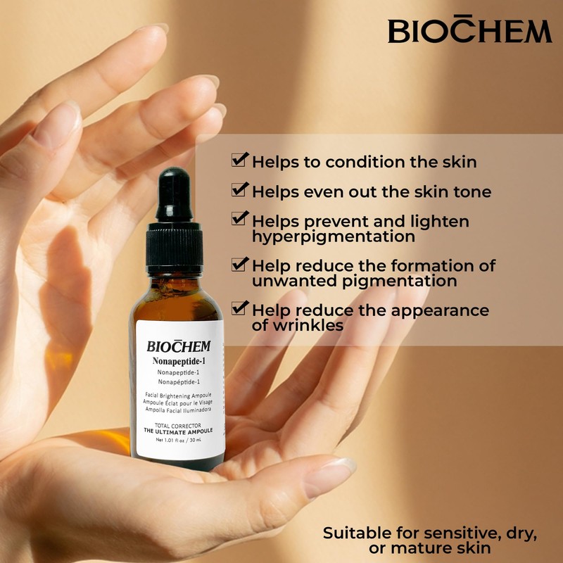 BIOCHEM Nonapeptide-1 Brightening Serum–Dark Spot Corrector & Melanin Inhibitor Ampoule