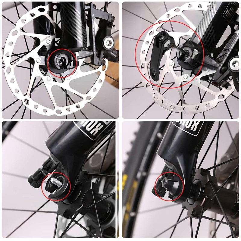 Fizdoqg Quick Release 2 Pieces Quick Release Bicycle Front and