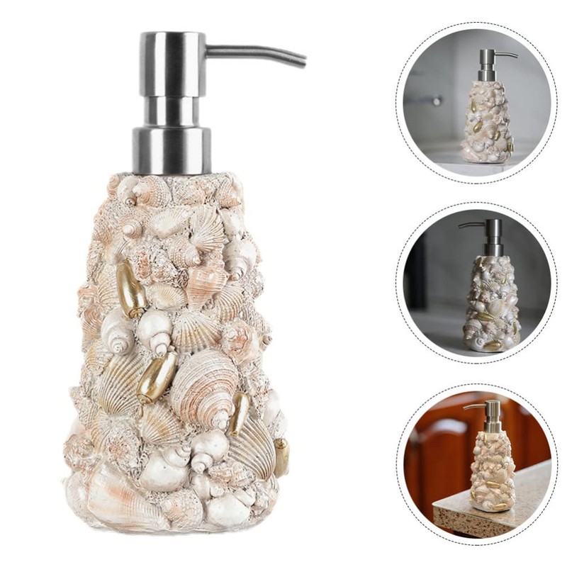 LIFKOME Travel Sub Bottle Pump Dispenser Refillable Soap Dispenser for