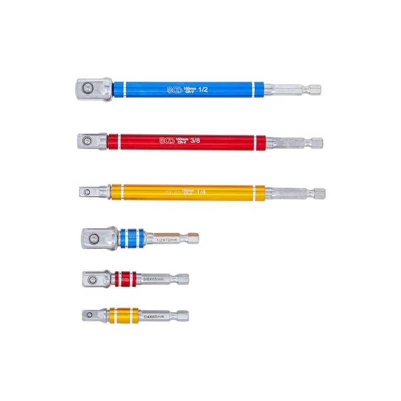 BGS 74424 | Adapter Set for Drills | Coloured |