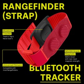 Spigen Golf TagMe Universal Magnetic Rangefinder Strap Neon Red
