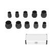 10Pcs Nut Remover Set Stripped Lug Bolt Broken Screw Extractor