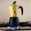 Bialetti Moka Orzo Express Caffettiera con Orziera, Alluminio, Giallo, 2