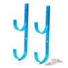 WWD POOL Swimming Pool Aluminum Pole Hanger Set, Blue, 1-Pack